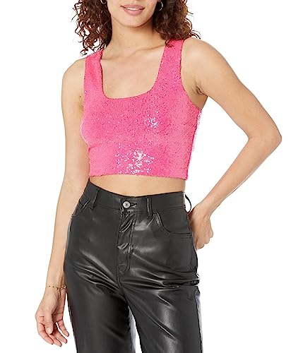(取寄) コマンドー レディース シークイン クロップ トップ SEQ202 Commando women Sequin Crop Top SEQ202 Commando Pink 41fVY+I8ouL.jpg